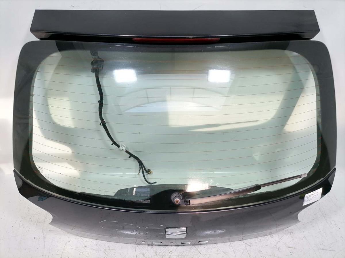 Seat Ibiza 6J original Heckklappe mit Scheibe LC9Z Black Magic Perl Rohbau BJ09